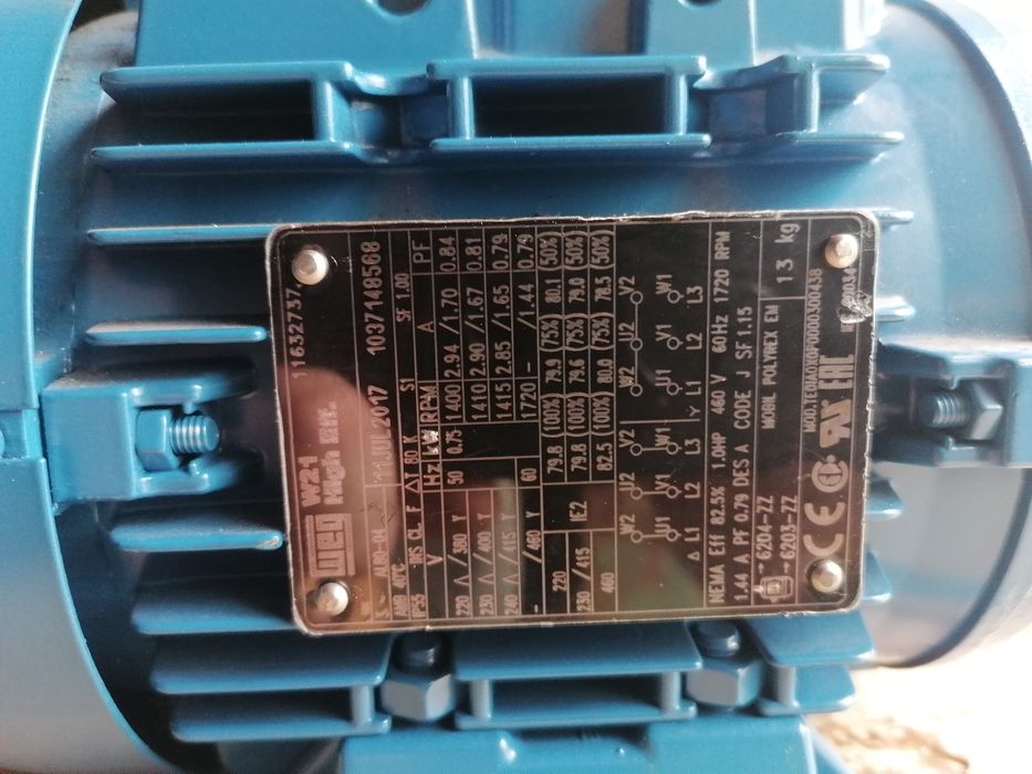 Motor novo "Veg" 0,75 cv