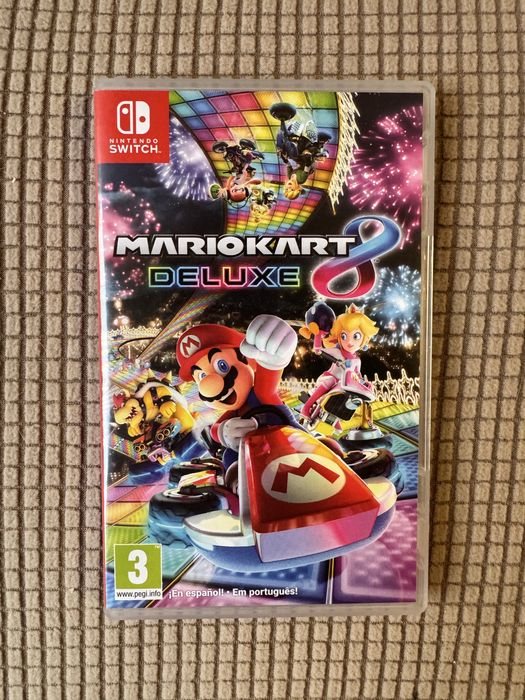 Nintendo switch + acessórios + jogo Mario Kart