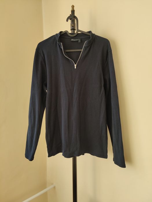 ASOS design męski t-shirt sweter z długim rękawem