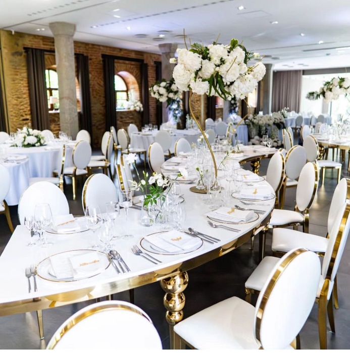 Stół Falowany Serpentynowy Nowy Większy Rozmiar 3m | Liczba Siedzisk 8