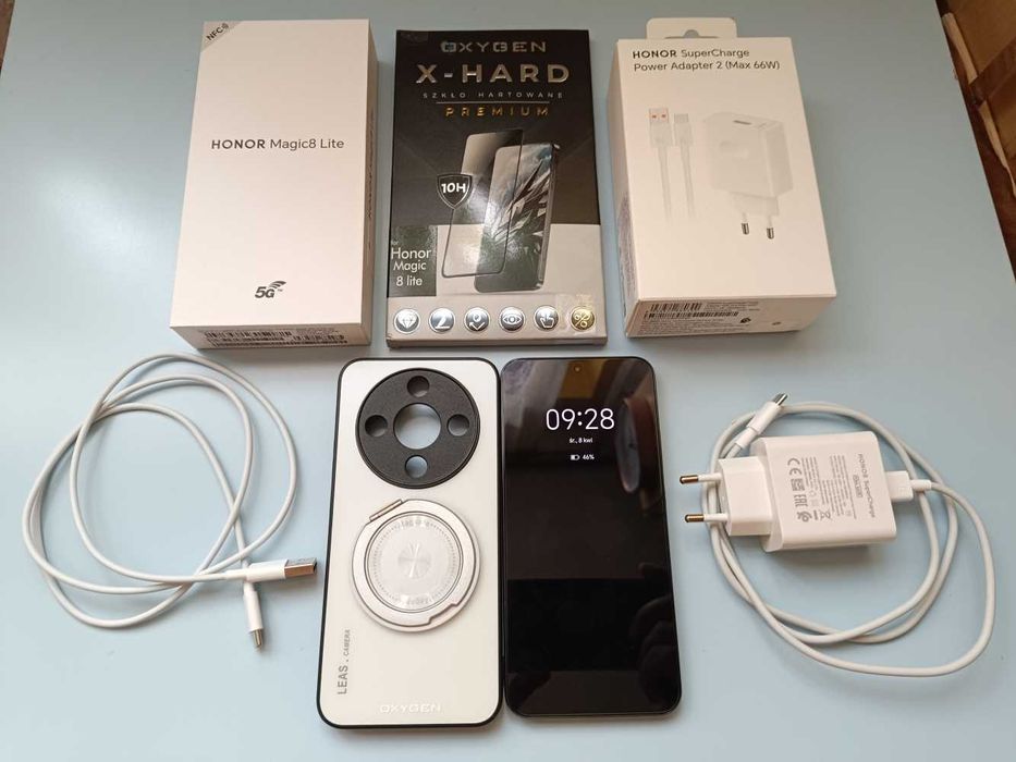 Smartfon Honor Magic8 Lite 8 GB / 512 GB 5G z oryginalną ładowarką i etui