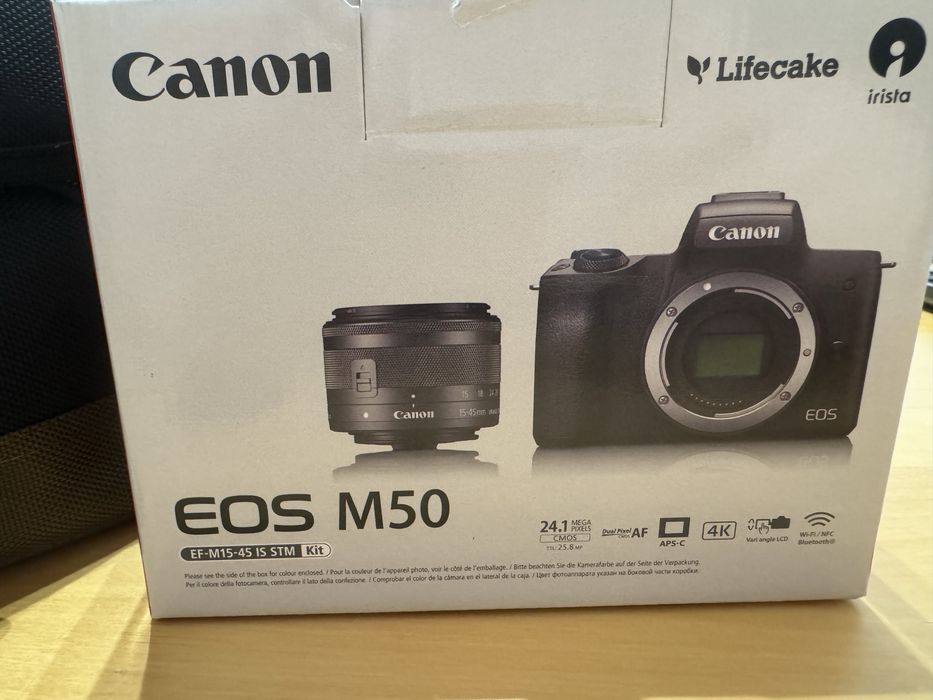 Máquina fotográfica CANON EOS M50 + M15-45 branco