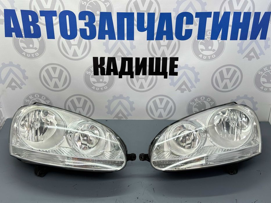 Фари передні Golf 5 фара права ліва Гольф 5 ліхтар Фольксваген
