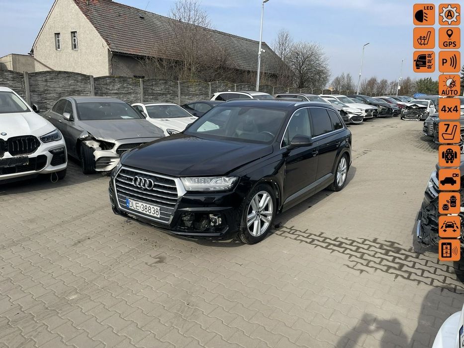 Audi Q7 TDI 4x4 S Line HAK Kamery360 Pneumatka Pamięć  272KM