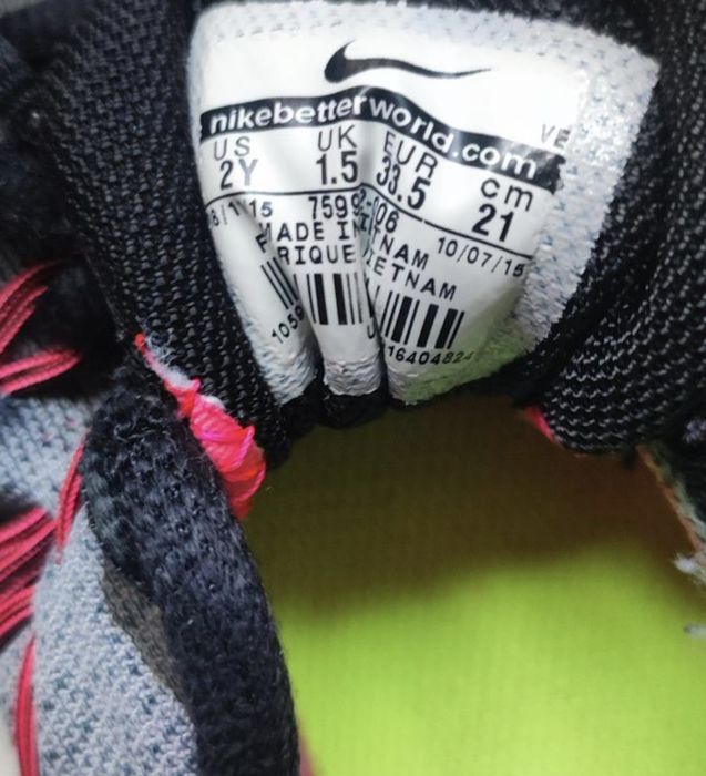 Дитячі кросівки nike zoom pegasus 32-33 розмір