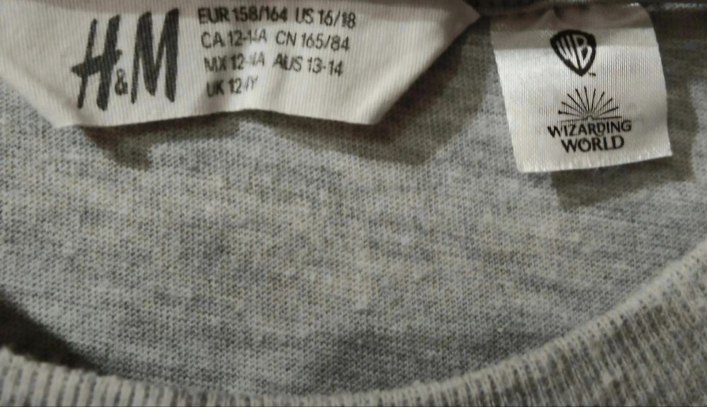 T Shirt Harry Potter H&M Tam 12/14
