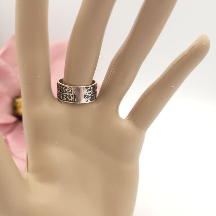 Srebrna obrączka pr.925 historia ziemi