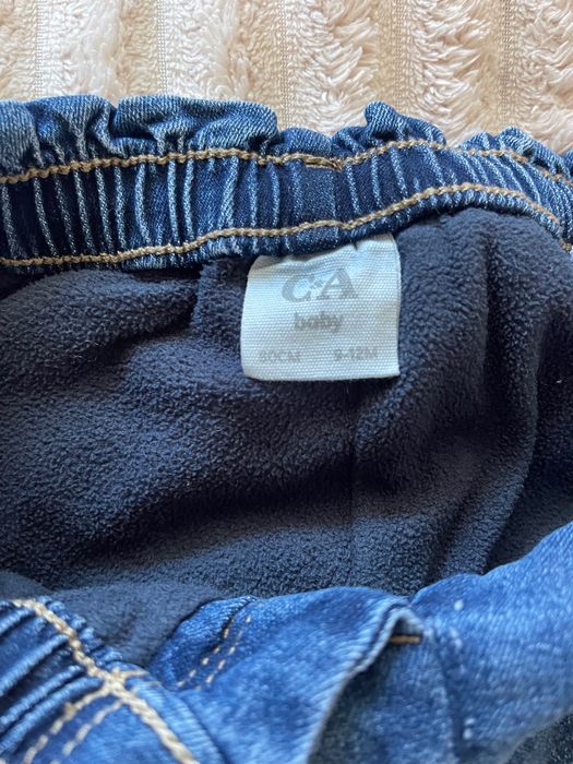 Джинси утеплені 80 см C&A