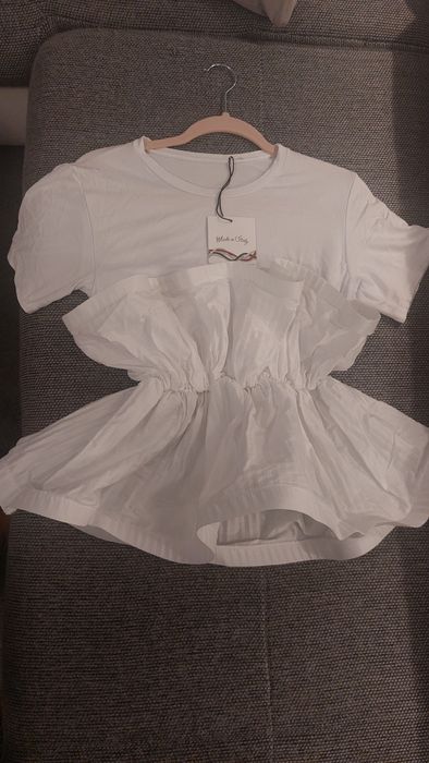 Bluzka biała balerina