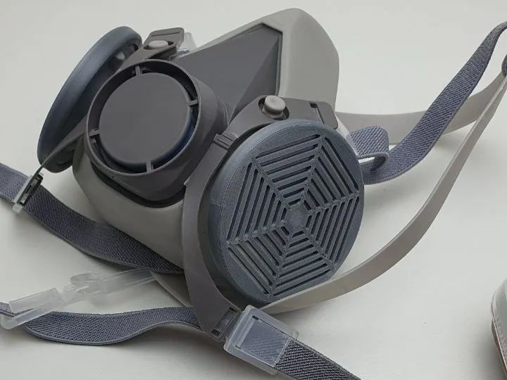 Adaptador Máscara Poeiras Disco Algodão