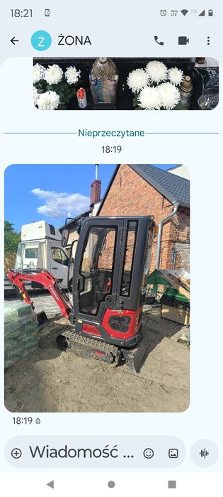 Usługi minikoparką