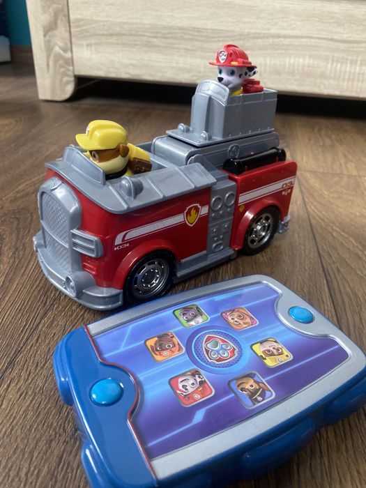 Wóz strażacki psi patrol plus stacja