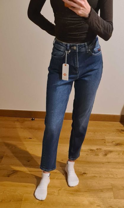 NOWE jeansy Lee Cooper - mom fit r.27