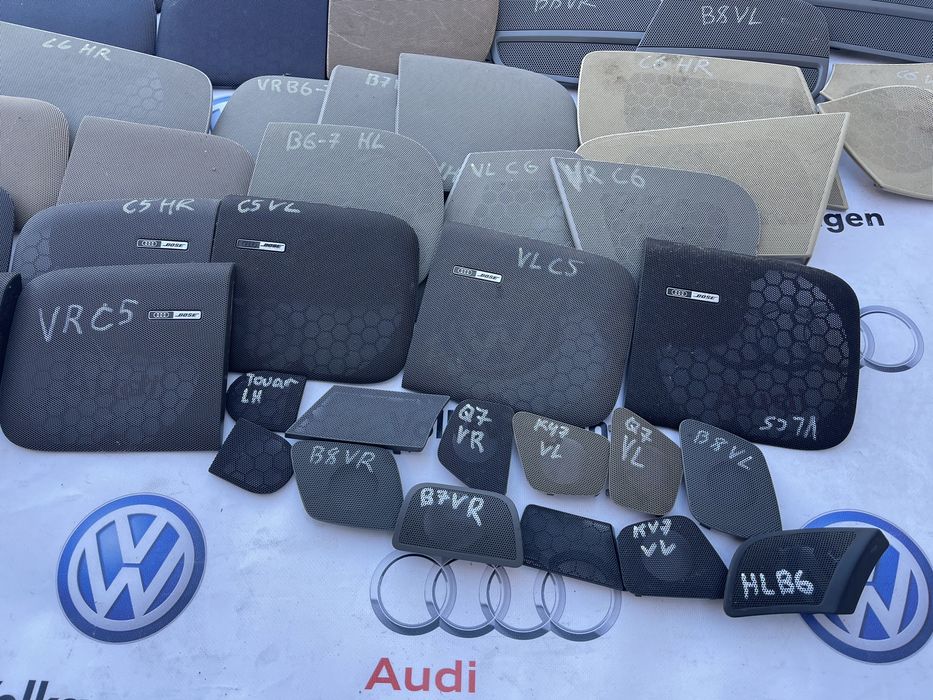 Накладка динаміка сетка решітка audi a6 c5 a4 b6 b7 b8 touareg