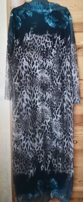 Sukienka siateczkowa maxi