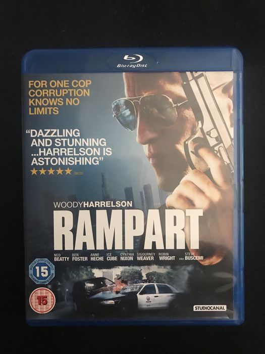 Dvd blue ray disc acção policial blueray Rampart