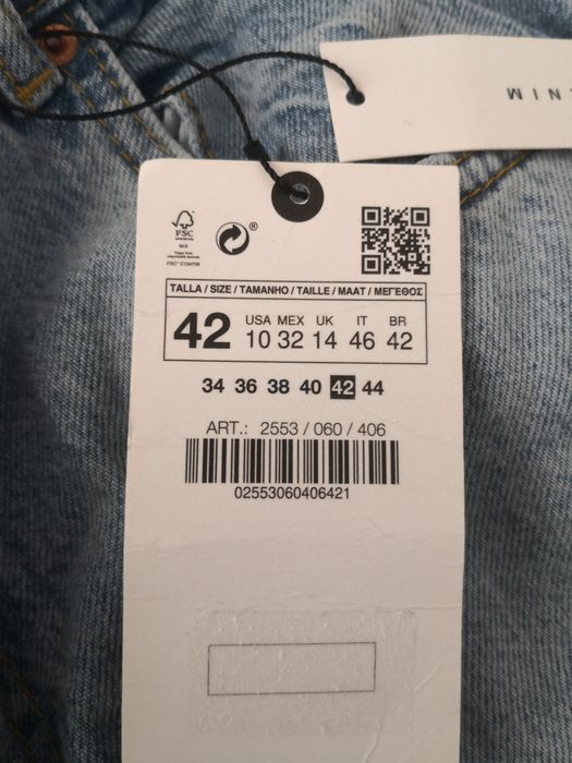 Męskie spodnie Wide leg ZARA