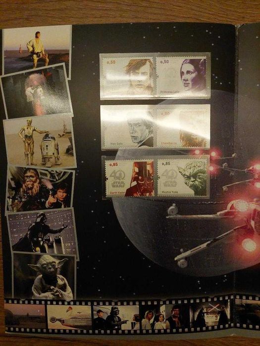 STAR WARS 40 ANOS - Carteira ediçao especial CTT - 2017