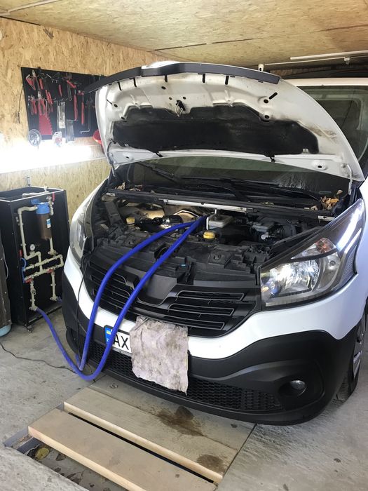 Промывка радиатора печки!