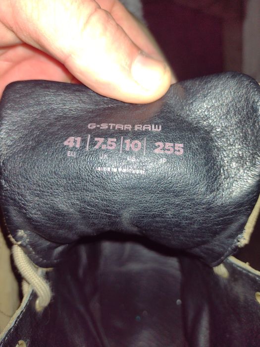 Ботинки кожаные G Star 41 размера