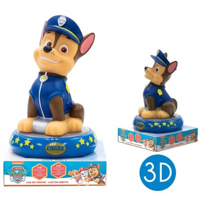 nowa lampka nocna 3D psi patrol chase na urodziny święta gwiazdkę