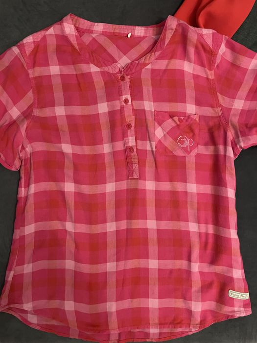 Koszula w kratke różowa