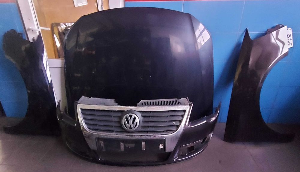 Przód VW Passat B6 Mocca LC8Z zderzak błotniki maska grill