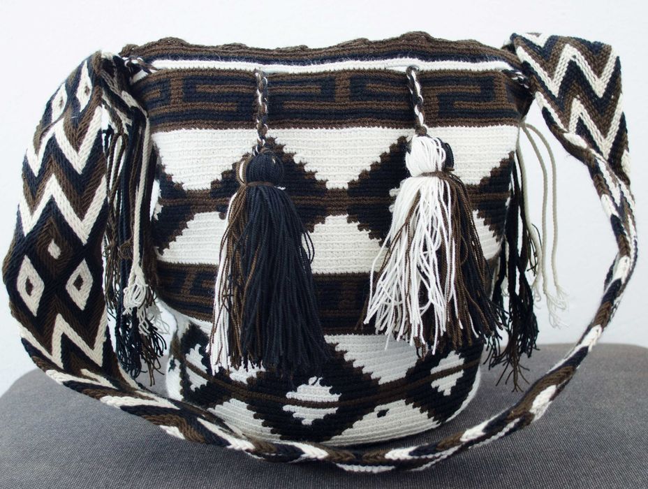 Oryginalna ręcznie pleciona torba na ramię Wayuu – egzotyczny styl!