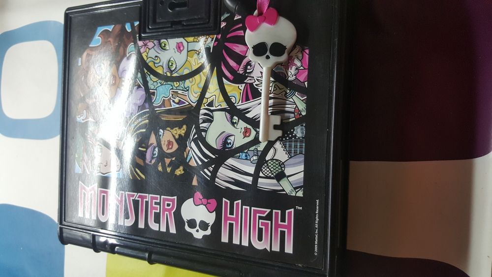 Caixa guarda jóias cofre diário Monster High