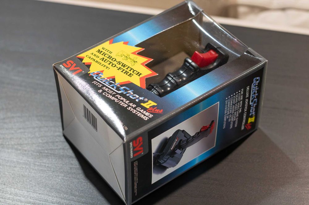 Joystick Quickshot II PLUS SVI 102 BOX Atari 8bit 16bit Nowy NOS