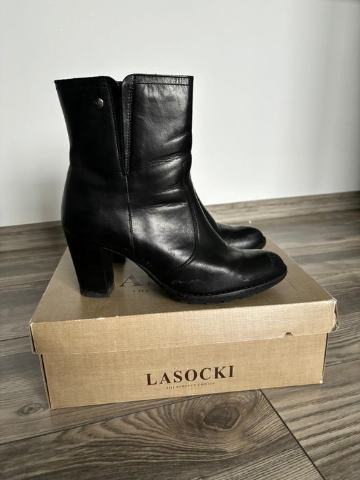 Lasocki botki skórzane 39