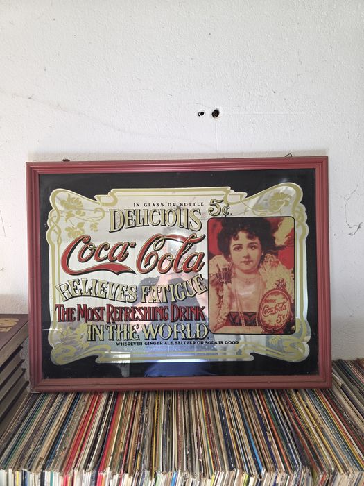 Lustro reklamowe Coca Cola Vintage