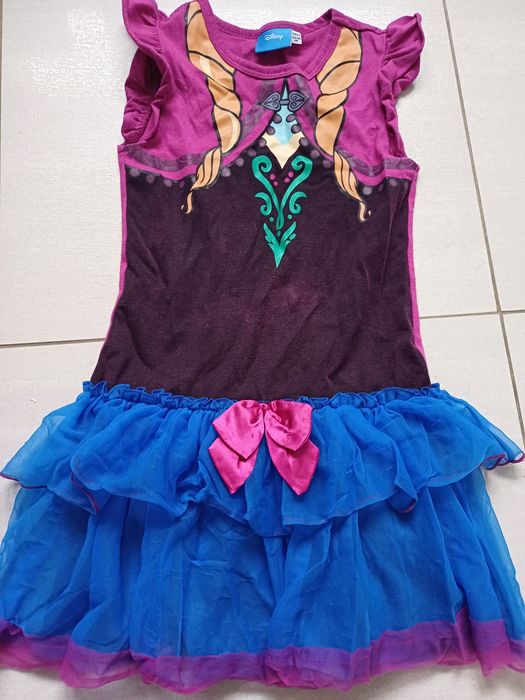 Sukienka Anna z Krainy Lodu r.122/128