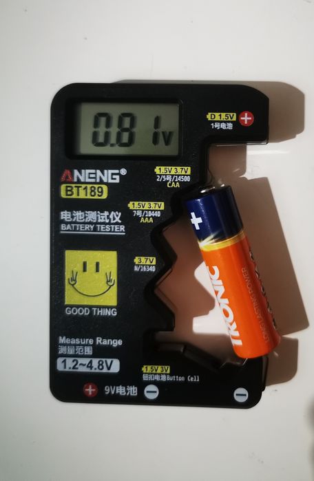 Máquina para testar pilhas