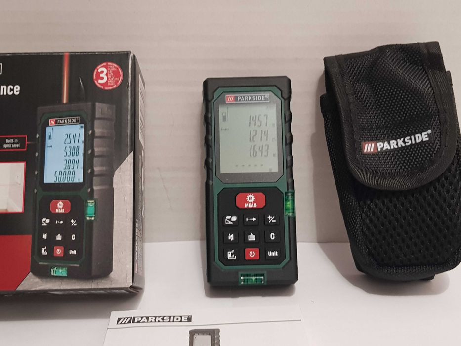 Laserowy dalmierz PARKSIDE PLEM 30 C3 miara miarka cyfrowa neo nivel