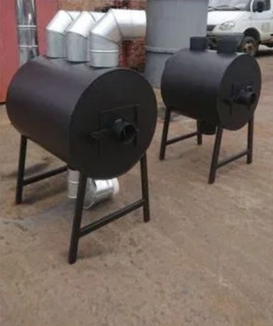 Вечная! 6мм! до 115 м2! Буржуйка Булерьян - Печь Poltavka Turbo 115