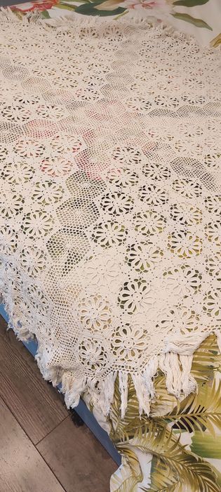 Colcha e Camilha em Croché Artesanal – Feitas à Mão – Excelente Estado