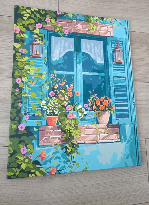 Obraz na płótnie "Dom w ogrodzie",  40x50