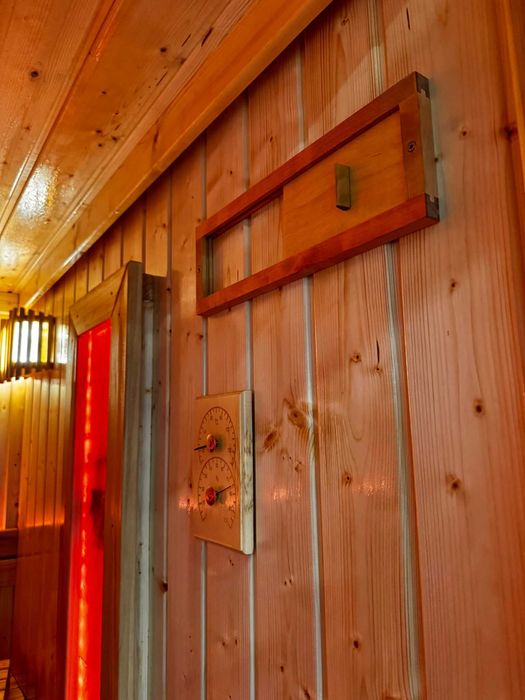 nowoczesna SAUNA ogrodowa PREMIUM