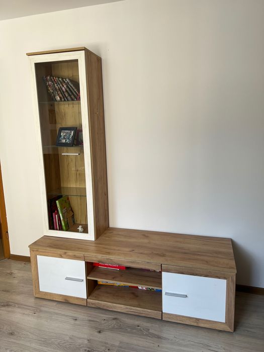 Meblościanka RTV witryna komoda 160 x 53