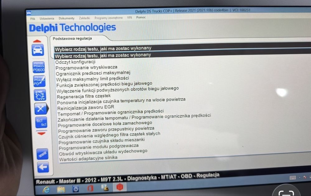 Tablet laptop diagnostyczny Delphy wszystkie marki