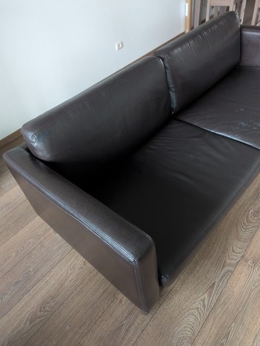 Sofa skórzana Ikea Sater
