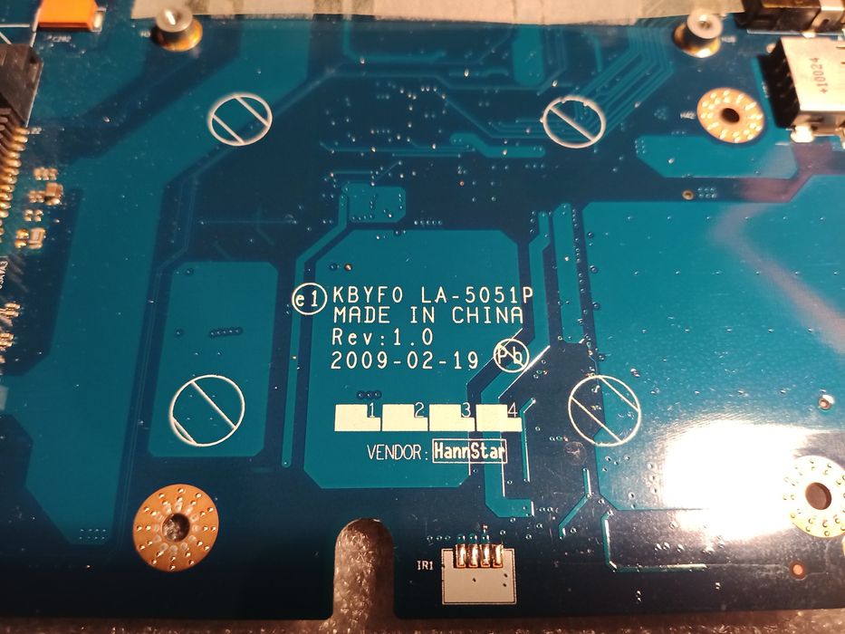 Материнская плата Packard Bell EasyNote LJ71 | LA-5051P, Rev: 1.0