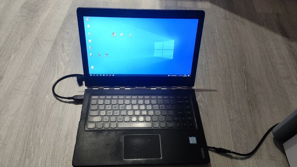 Lenovo Yoga i5 / 512GB SSD / dotyk – sprawny, uszkodzona klawiatura