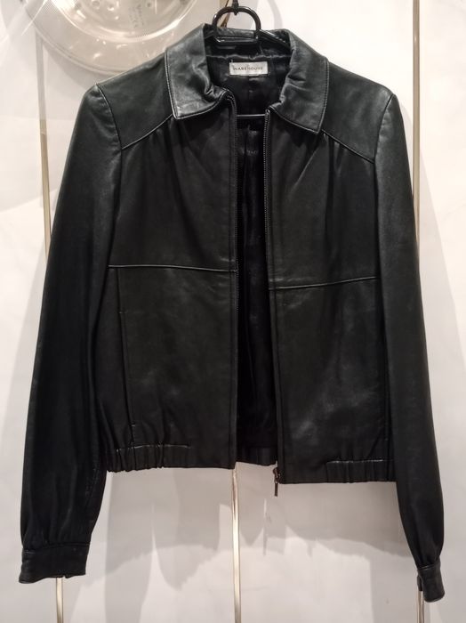 Kurtka, ramoneska skórzana rozm.S czarna