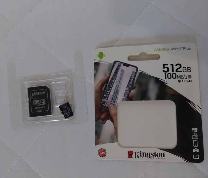 Карта пам'яті Kingston 512 GB microSDXC Canvas Select Plus + SD-Adapter.