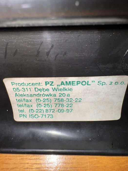 Krzesło czarne jednolite, tworzywo