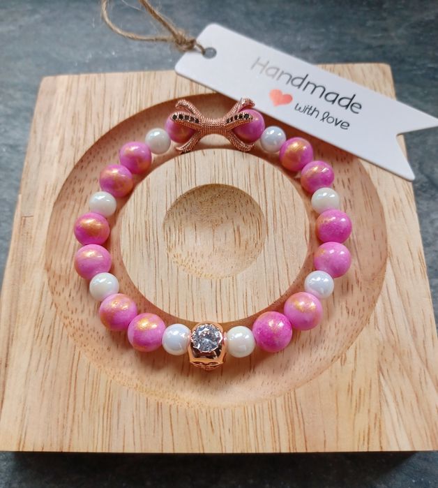 Bransoletki z kamienia naturalnego dla niej i dla niego Handmade