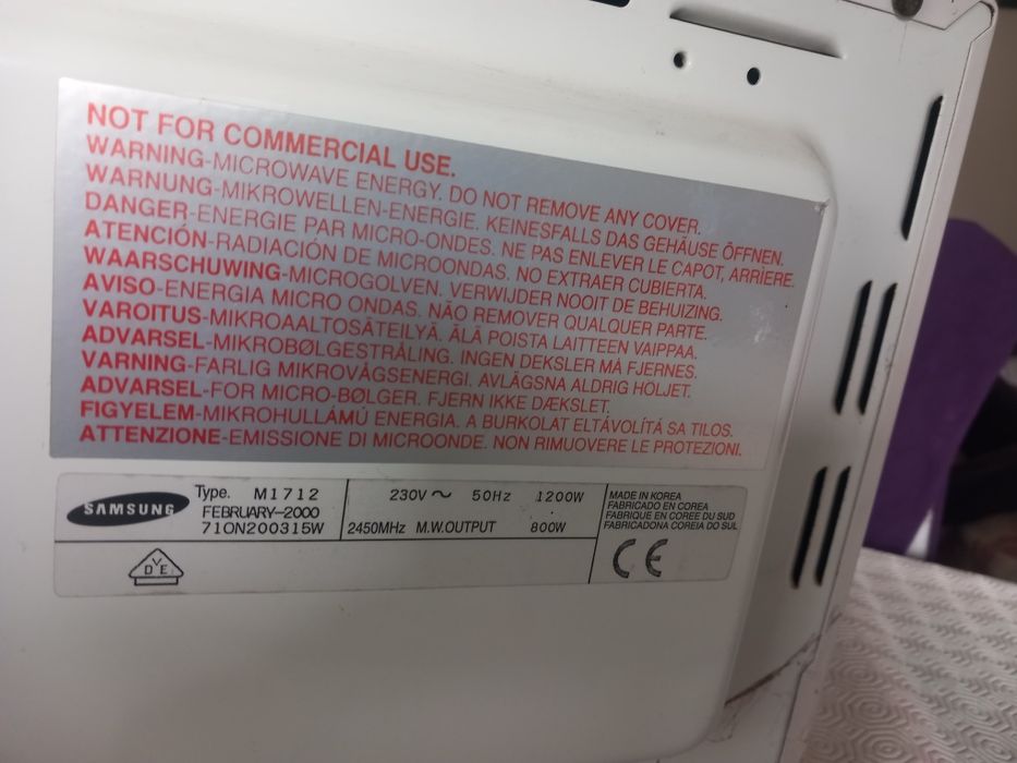 Microondas Samsung