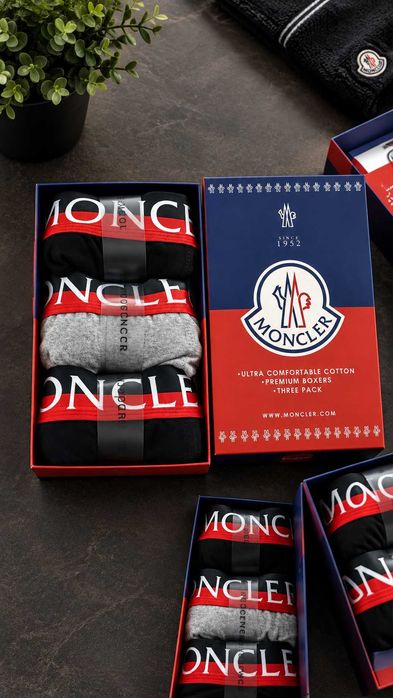 Bokserki Moncler 3-pak rozmiar XL